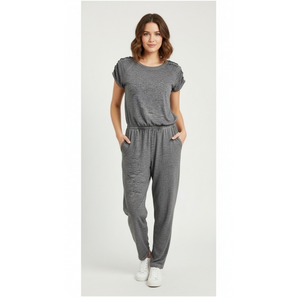 Derek Heart Burnout Jumpsuit